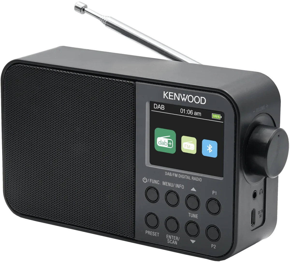 Kenwood CR-M30DAB-B Tragbares DAB+ Radio – Bild 1