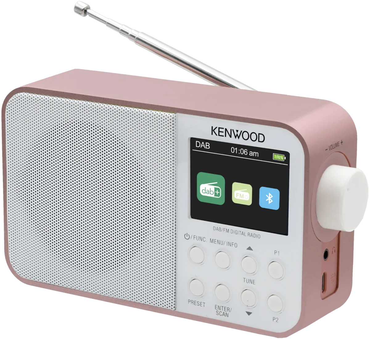 Kenwood CR-M30DAB-R Tragbares DAB+ Radio – Bild 1