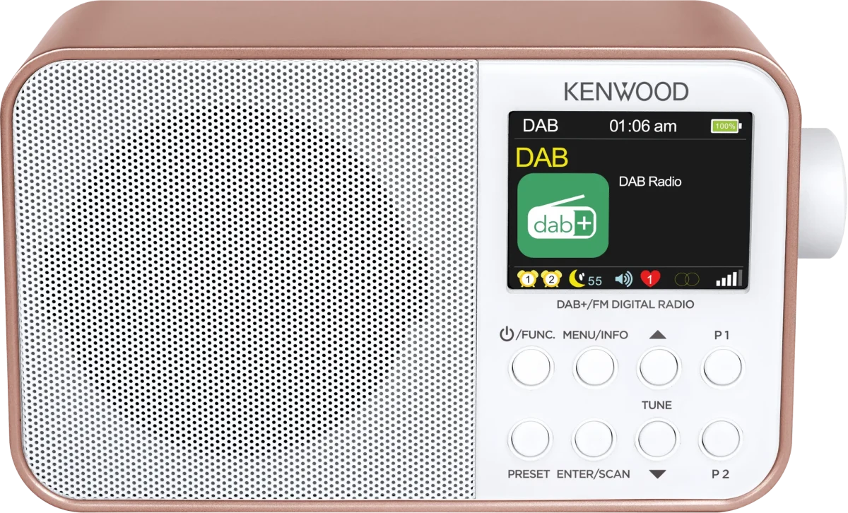 Kenwood CR-M30DAB-R Tragbares DAB+ Radio – Bild 3