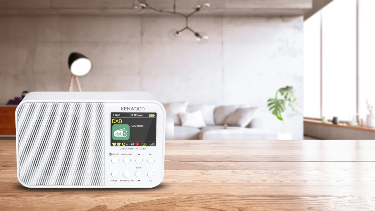 Kenwood CR-M30DAB-W Tragbares DAB+ Radio – Bild 3