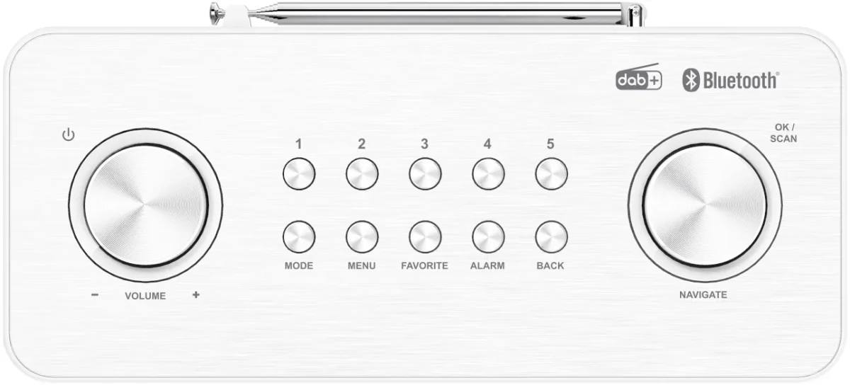 Kenwood CR-ST80DAB-W Stereo Kompaktradio mit DAB+, UKW, Bluetooth und TFT-Farbdisplay. – Bild 8
