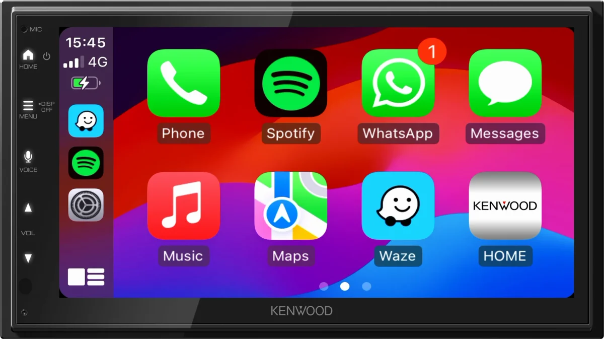 Kenwood DMX5023DABS Digital Media Receiver mit 6,8 Zoll hochauflösendem WSVGA Display, DAB+ Tuner und erweiterten Smartphone-Anschlüssen. – Bild 1