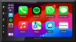 Kenwood DMX5023DABS Digital Media Receiver mit 6,8 Zoll hochauflösendem WSVGA Display, DAB+ Tuner und erweiterten Smartphone-Anschlüssen.