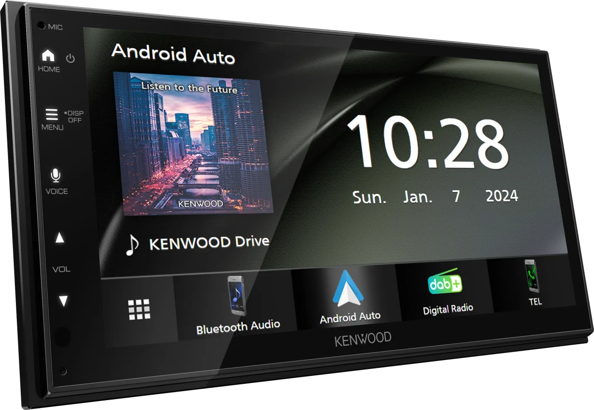 Kenwood DMX5023DABS Digital Media Receiver mit 6,8 Zoll hochauflösendem WSVGA Display, DAB+ Tuner und erweiterten Smartphone-Anschlüssen. – Bild 2