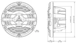 Kenwood KFC-1653MRW Wassergeschützter 2-Weg-Lautsprecher mit 160 mm Tieftöner – Bild 2
