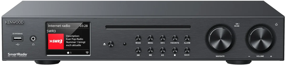 Kenwood KR-W8000SCD-B Smart HiFi CD-Receiver – Bild 1