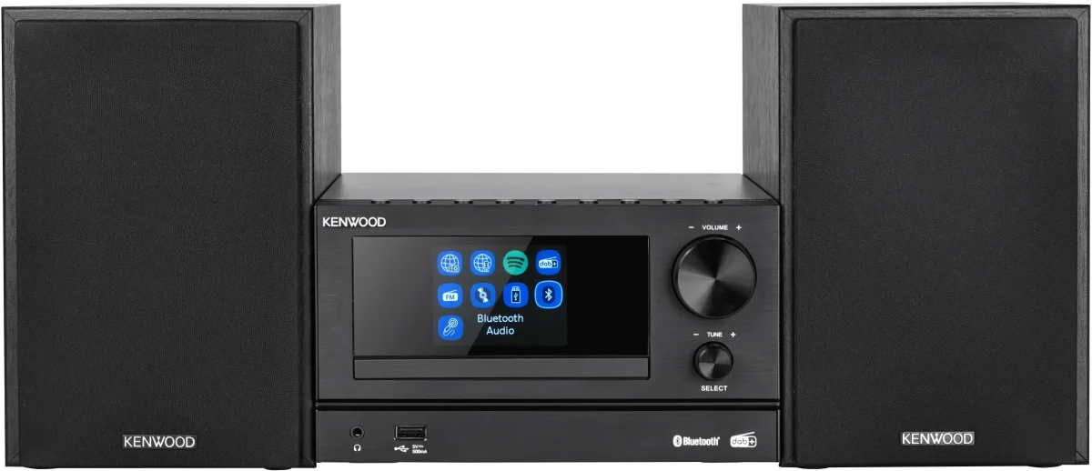 Kenwood M-7000S-B Smart Micro Hi-Fi System mit Internetradio, DAB+, CD/USB und Audiostreaming – Bild 1