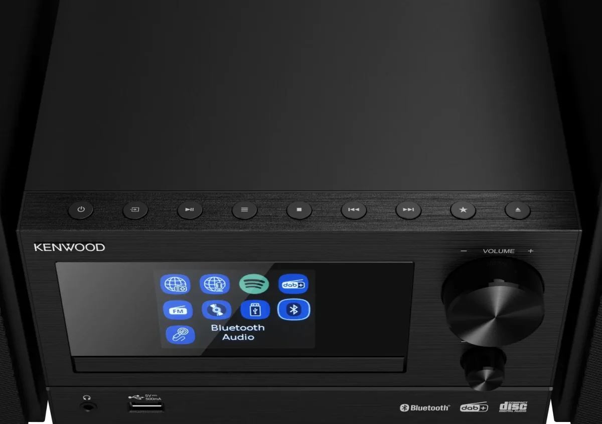 Kenwood M-7000S-B Smart Micro Hi-Fi System mit Internetradio, DAB+, CD/USB und Audiostreaming – Bild 3