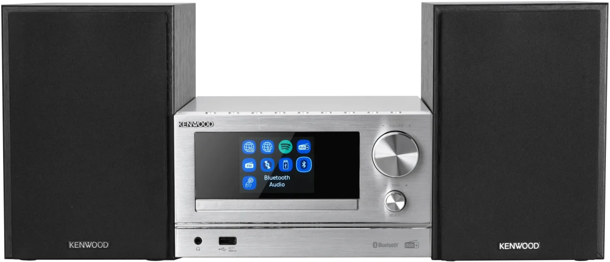 Kenwood M-7000S-S Smart Micro Hi-Fi System mit Internetradio, DAB+, CD/USB und Audiostreaming – Bild 1