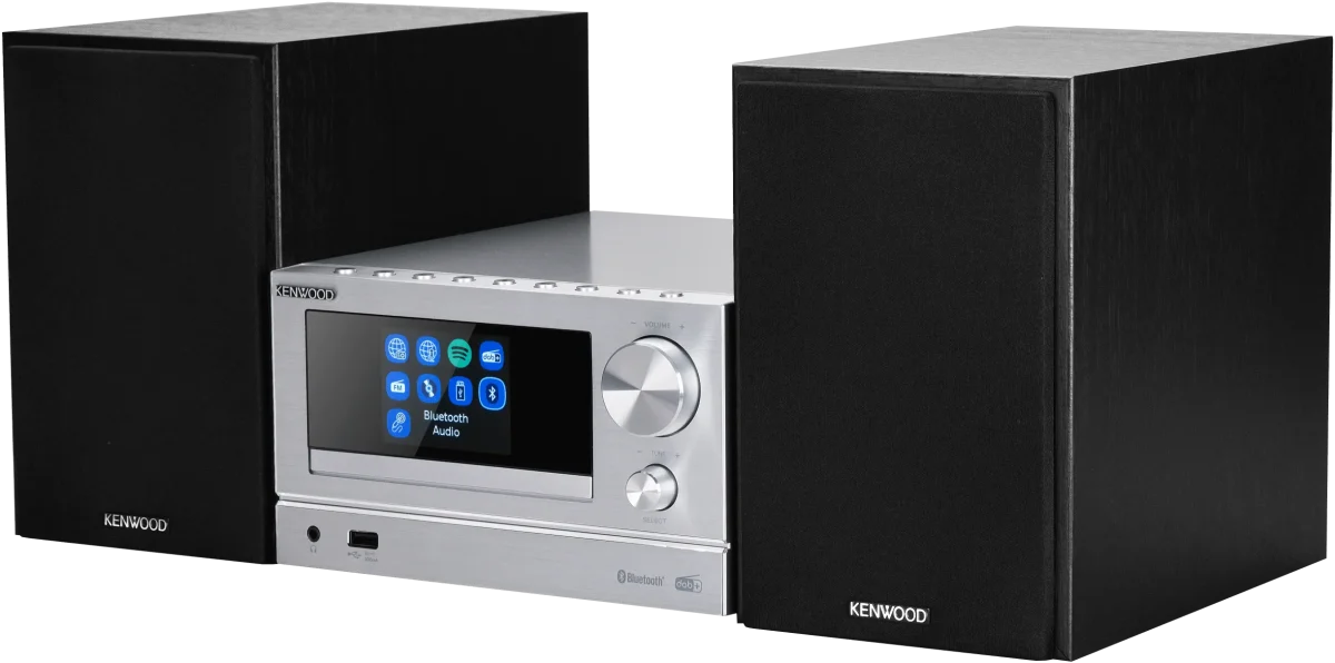 Kenwood M-7000S-S Smart Micro Hi-Fi System mit Internetradio, DAB+, CD/USB und Audiostreaming – Bild 2