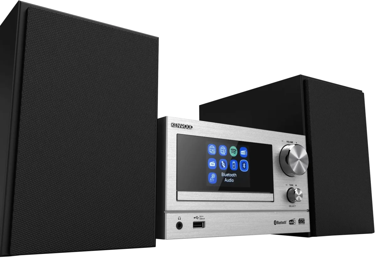 Kenwood M-7000S-S Smart Micro Hi-Fi System mit Internetradio, DAB+, CD/USB und Audiostreaming – Bild 4