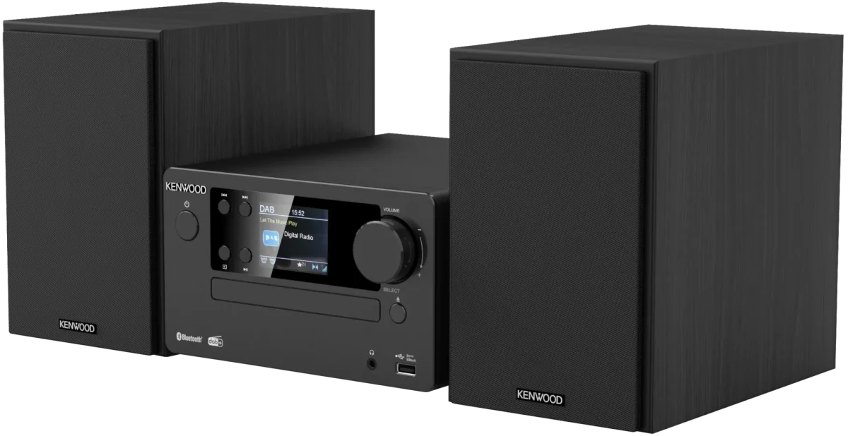 Kenwood M-725DAB-B Micro HiFi-System mit CD, USB, DAB+ und Bluetooth Audio-Streaming – Bild 7
