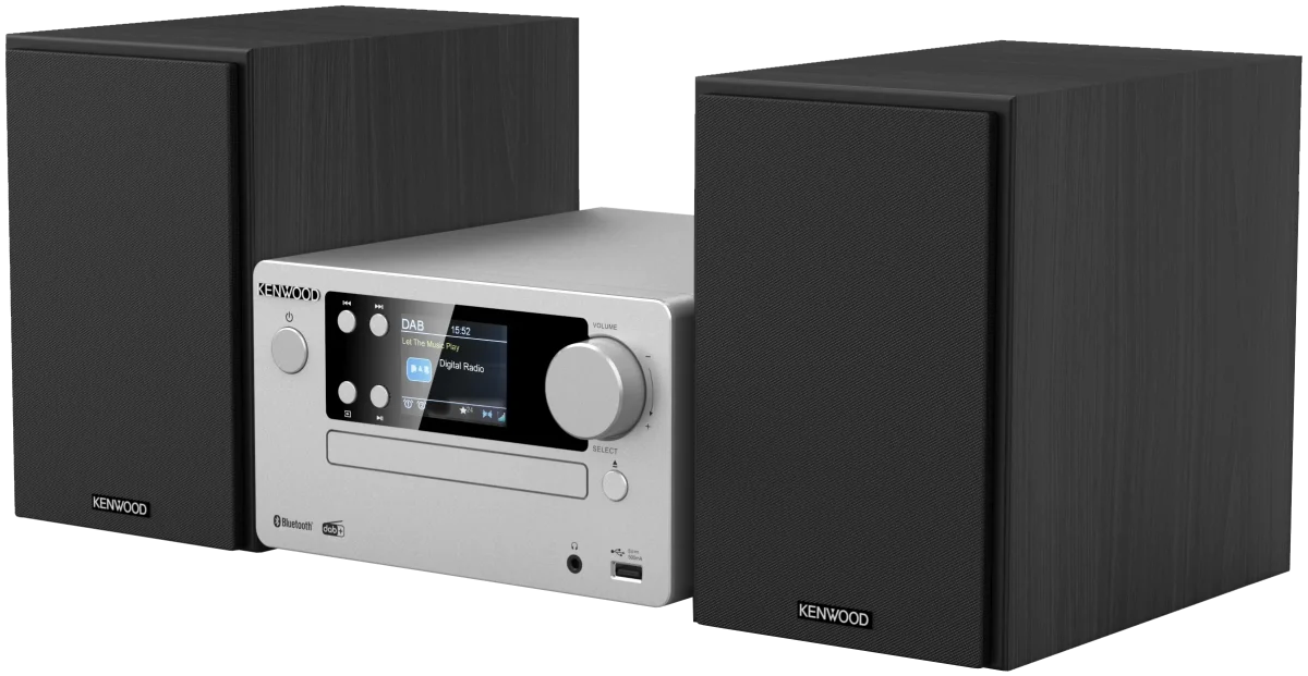 Kenwood M-725DAB-S Micro HiFi-System mit CD, USB, DAB+ und Bluetooth Audio-Streaming – Bild 4