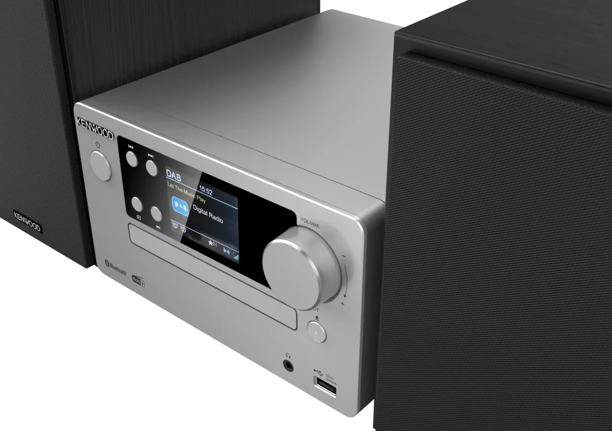 Kenwood M-725DAB-S Micro HiFi-System mit CD, USB, DAB+ und Bluetooth Audio-Streaming – Bild 5