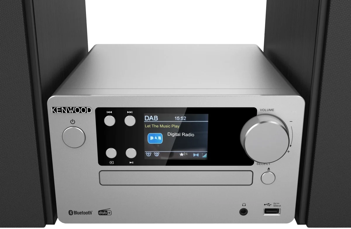 Kenwood M-725DAB-S Micro HiFi-System mit CD, USB, DAB+ und Bluetooth Audio-Streaming – Bild 6