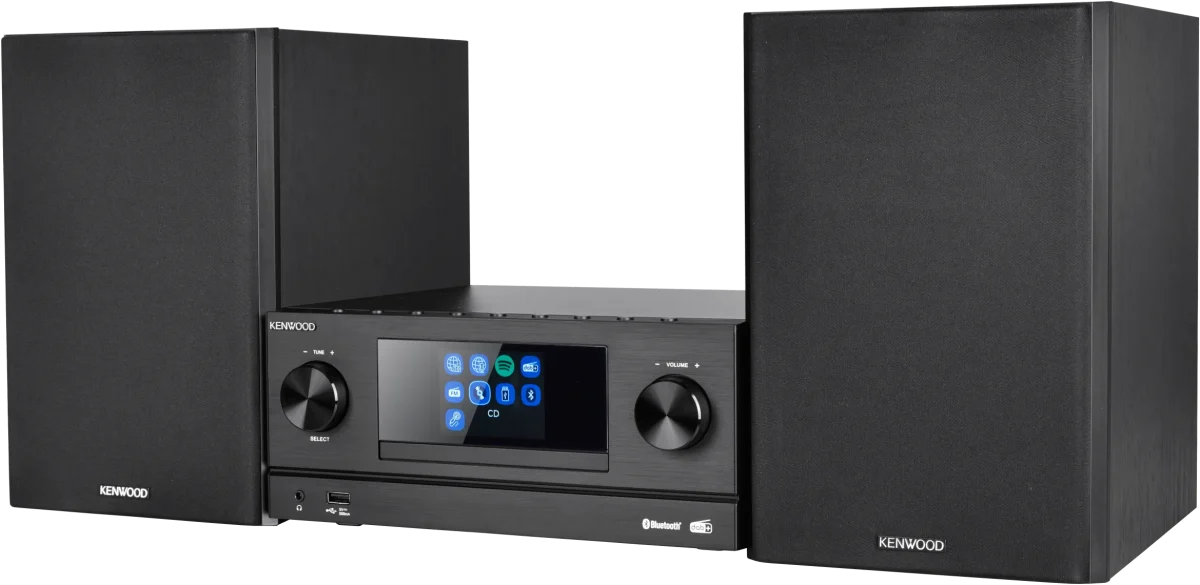 Kenwood M-9000S-B Smart Micro Hi-Fi System mit Internetradio, DAB+, CD/USB und Audiostreaming – Bild 4