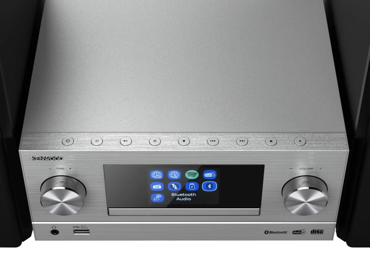 Kenwood M-9000S-S Smart Micro Hi-Fi System mit Internetradio, DAB+, CD/USB und Audiostreaming – Bild 2