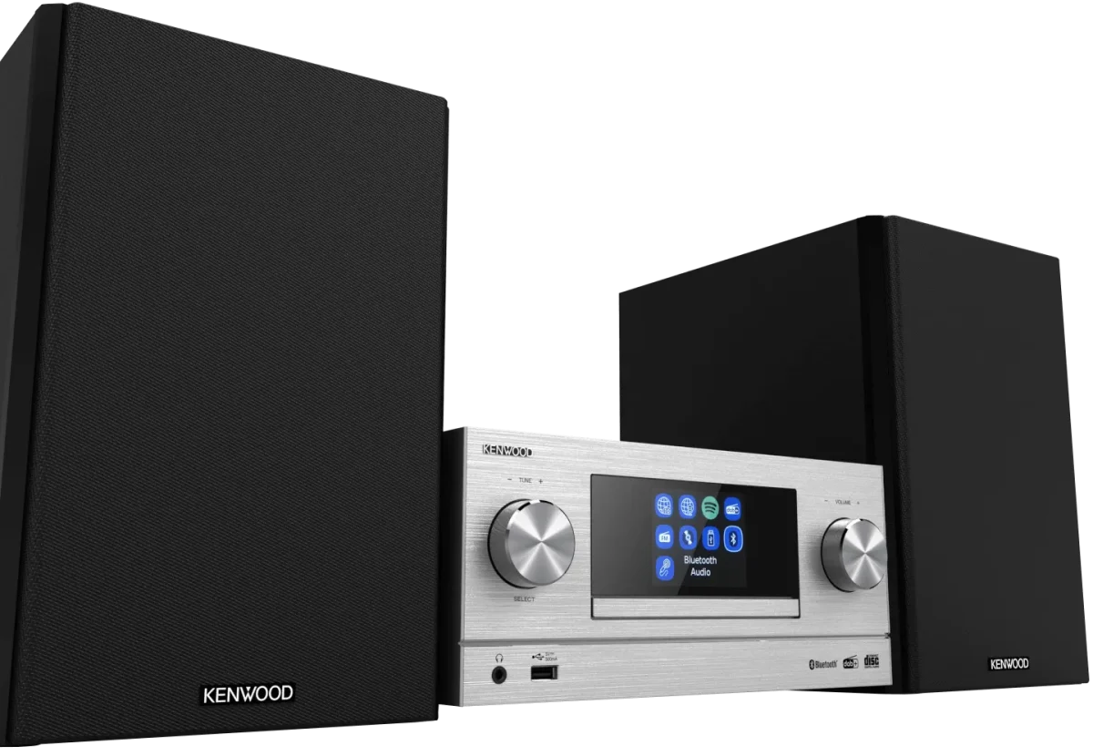 Kenwood M-9000S-S Smart Micro Hi-Fi System mit Internetradio, DAB+, CD/USB und Audiostreaming – Bild 3