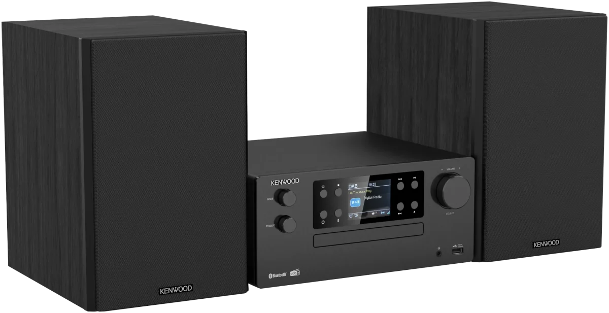 Kenwood M-925DAB-B Micro HiFi-System mit CD, USB, DAB+ und Bluetooth Audio-Streaming – Bild 3
