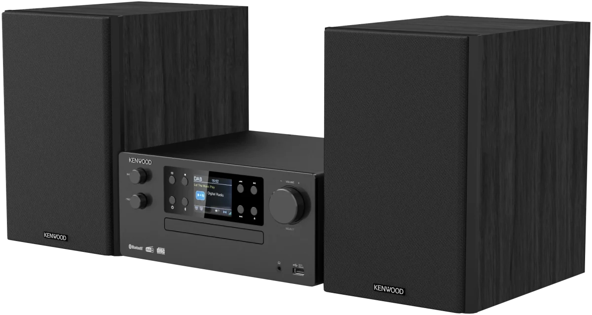 Kenwood M-925DAB-B Micro HiFi-System mit CD, USB, DAB+ und Bluetooth Audio-Streaming – Bild 5
