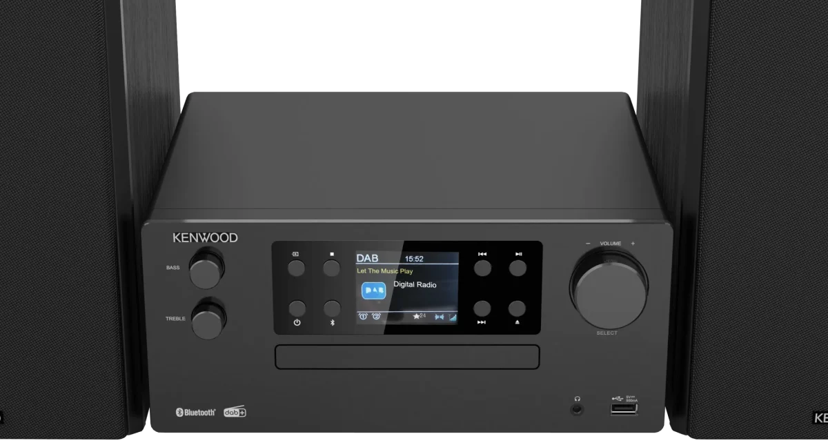 Kenwood M-925DAB-B Micro HiFi-System mit CD, USB, DAB+ und Bluetooth Audio-Streaming – Bild 6