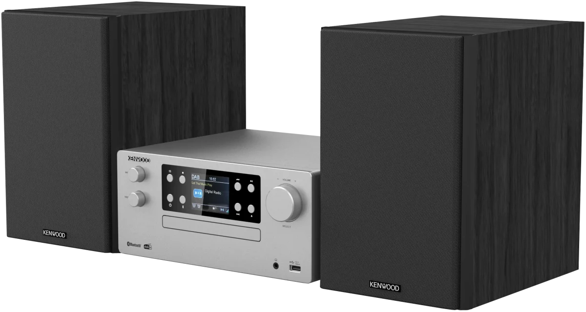 Kenwood M-925DAB-S Micro HiFi-System mit CD, USB, DAB+ und Bluetooth Audio-Streaming – Bild 4