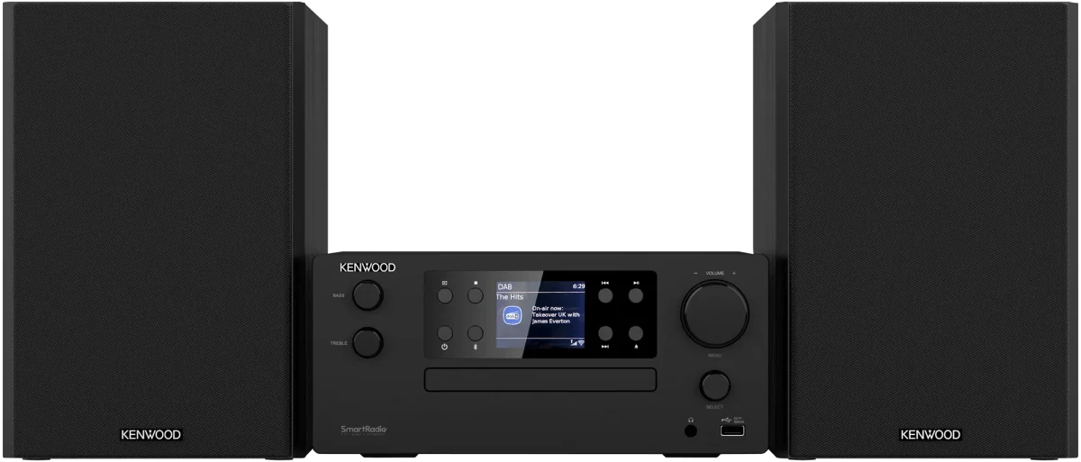 Kenwood M-9500S-B Smart Micro Hi-Fi System mit Internetradio, DAB+, CD/USB und Audiostreaming – Bild 1